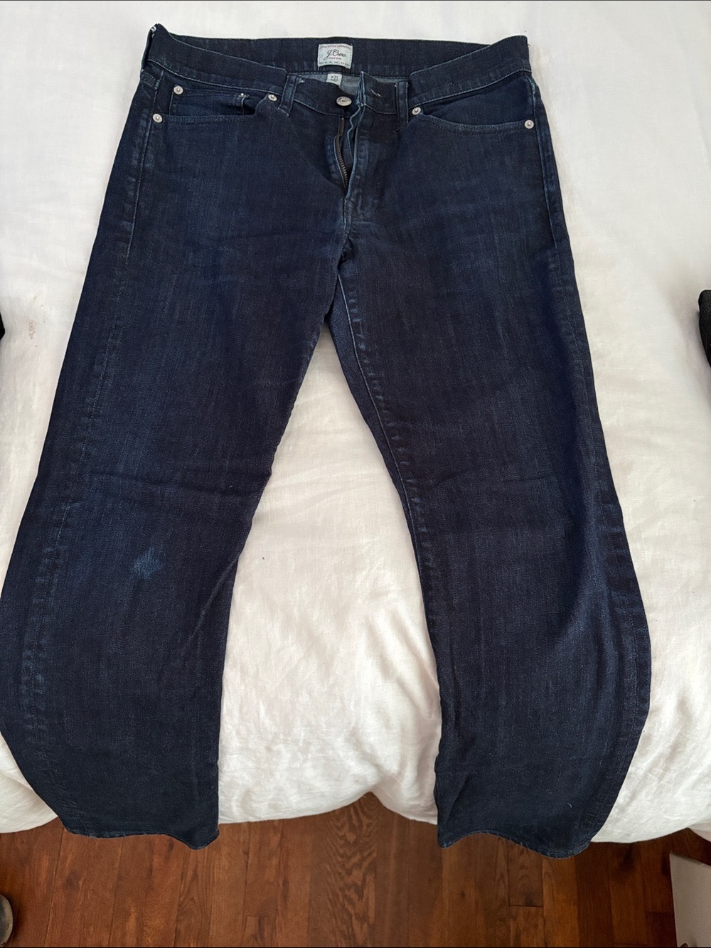 J. Crew Dark Indigo Relaxed Jeans